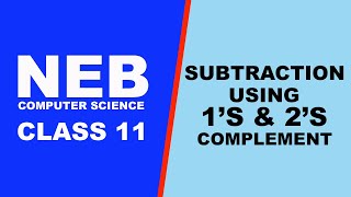 1s and 2s complement Subtraction