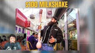 Can He Finish The $100 Milkshake \u0026 Donuts Challenge in Vegas