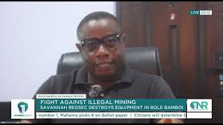 Galamsey Fight Intensifies: Savannah REGSEC Destroys Mining Equipment in Bole Bamboi