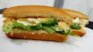 Tasty and simple egg sandwich #കുട്ടികള്‍ക്ക് ഒക്കേ ടിഫിൻ ബോക്സിൽ കൊടുത്തു വിടാൻ പറ്റിയ സാൻഡ്‌വിച്ച്