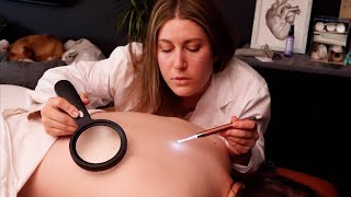 [ASMR] Full Body Skin Mapping & Realistic Doctor Dermatology Exam