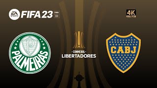Palmeiras x Boca Juniors | FIFA 23 Gameplay | Libertadores Semifinal 2023 [4K 60FPS]