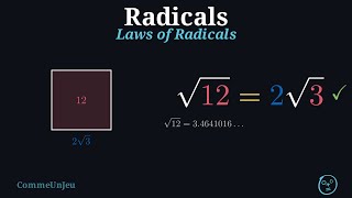Laws of Radicals: Shrink √12 into 2√3