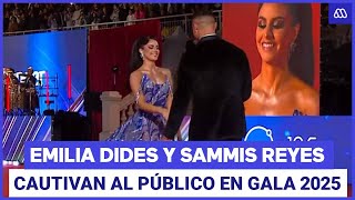 Emilia Dides y Sammis Reyes cautivan al público en su paso por Gala del Festival de Viña 2025