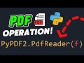Lesson 6 –  Python File Handling:  Reading Text from PDF Files with PyPDF2