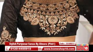 Homeshop18.com - Khushnuma - Stylish Partywear Sarees By Alveera (Pick1)