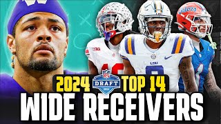 Ranking the Top 14 Wide Receivers In the 2024 NFL Draft