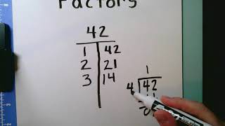 Factors of 42 video