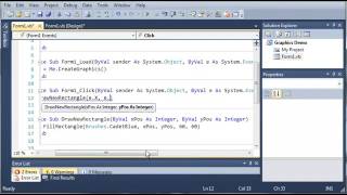 Visual Basic Tutorial 165 Drawing More Squares 