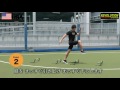 サッカー上達のための基本動作習得トレーニング！　ハードル1