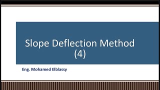 Slope deflection (4) - Frame with sway