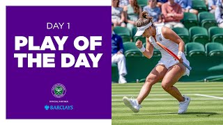 Lauren Davis' Ferocious Forehand 💥 | Play of the Day Presented by Barclays UK