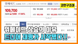 위메이드 주가 상승의 이유!! 드디어 플랫폼 기업으로 평가받나?