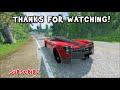 cars vs suspension bridge but the floor is lava 😱 beamng.drive