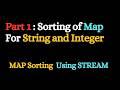 Sorting of Map Using Stream Java8 | String and Wrapper Classes