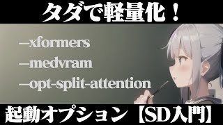 AI画像生成で絶対やるべきこと 起動オプション編【Stable Diffusion ローカル環境構築】