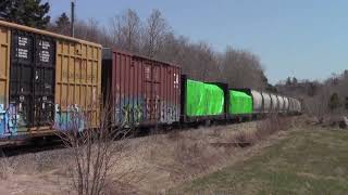 (HD) CN 5709, CN 2253 (CN 403 West) Rimouski Qc ( Mont-Joli SUB M.P 126.13 )