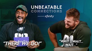 Landon Dickerson & Jordan Mailata Do Their BEST Impressions of Teammates | Unbeatable Connections