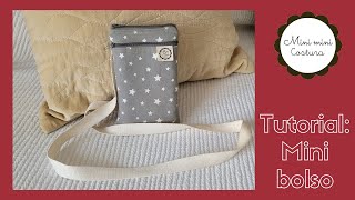 TUTORIAL: MINI BOLSO CON BANDOLERA/IDEAL PARA IR A ANDAR