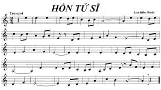 HỒN TỬ SĨ _ Trumpet _ Đọc nốt nhạc