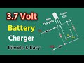 Simple 3.7v 18650 Battery Charger Circuit | Battery Full Charge Led Indicator