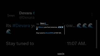 #Devara Teaser update 🔥 Devara Movie Glimpse | Jr NTR, Janhvi Kapoor | Koratala Siva  #NTR