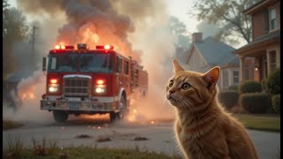 😿🔥 Kitten Trapped in a Fire in Texas – Will It Be Saved in Time🚒💔 #story