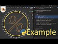 Blender Python Example: Using the modulo operator (%)