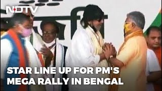 PM Modi To Address Kolkata Poll Rally, Actor Mithun Chakraborty On Stage