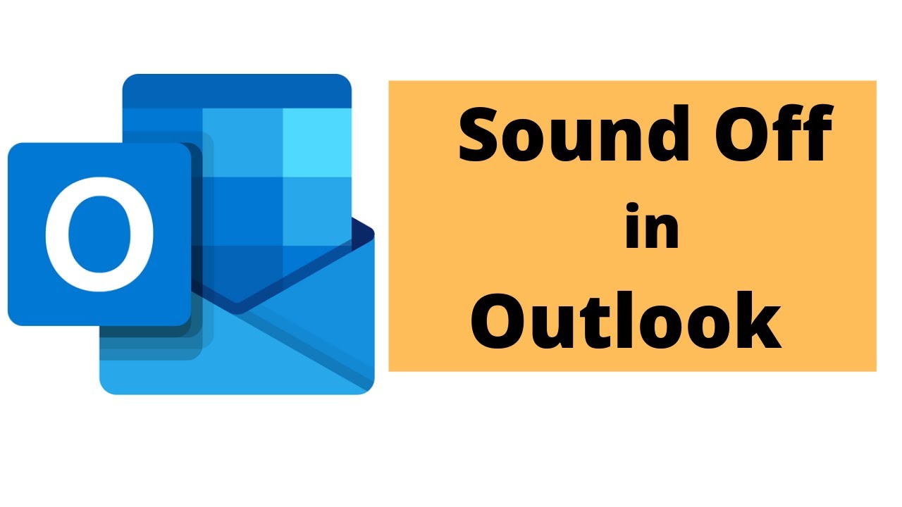 How To Turn On/off Email Notification Sound In MS Outlook - YouTube