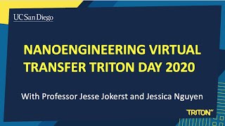 UC San Diego NanoEngineering Virtual Transfer Triton Day 2020