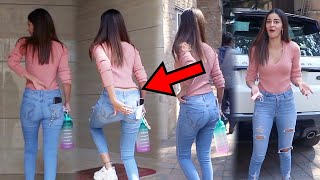 Ananya Pandey Looks Uncomfortable In Her Tight Jeans