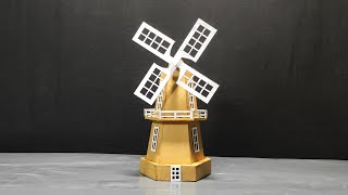 How to make windmill showpiece by Using Cardboard.