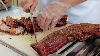 Crispy Roasted Pork \u0026 Hot Pot Baked FlatBreads Making Skills  /銷魂夢幻組合 脆皮五花肉鍋盔燒餅製作-Taiwan Street Food