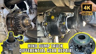 Hino Truck Differential Gear Repair Full Process Video | Resolve Truck Vibration While Driving