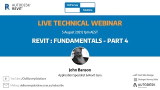 Webinar: Revit Fundamentals - Part 4