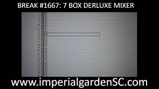 Break #1667: 7 Box Mixer (1x DerLuxe Supreme, BLACK, 17-18 SP Authentic, SPGU SPx. Series 2 BREAK