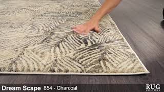 SYDNEY RUGS ONLINE,Artistic Nature Modern Charcoal Rug,Dreamscape 854 Charcoal by RUG CULTURE