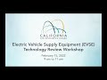 Electric Vehicle Supply Equipment (EVSE) Technology Workshop