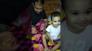 ZaraMoni \u0026 her Papa funny video!☺️☺️☺️! #short