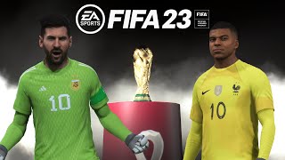FIFA 23, Who is better goalkeeper? MESSI or MBAPPE? FRANCE vs ARGENTINA, ps5, 4k