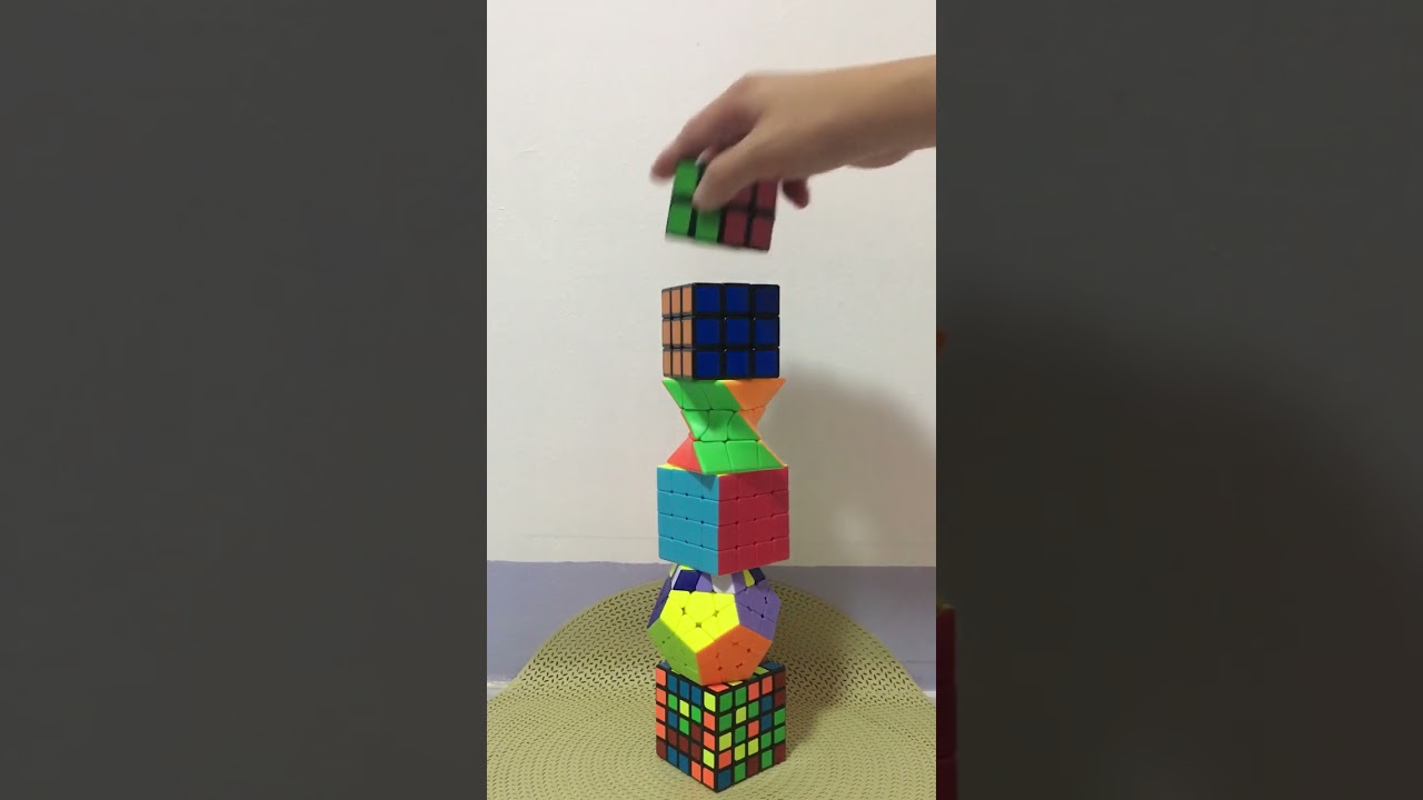 Rubik S Cube Tower Youtube