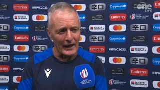 Kieran Crowley after Italy's 96-17 defeat to the All Blacks