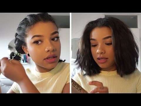 ♡ HEATLESS BEACHY WAVES ON RELAXED HAIR ♡ ♡ HEATLESS BEACHY WAVES ON RELAXED HAIR ♡