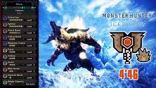 MHWorld Iceborne : MR6★ All That Glitters is Furious | 4'46 | Solo with Charge Blade