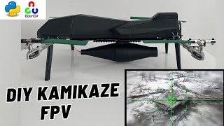 DIY Variable Pitch Kamikaze Drone | Python Target Tracking + FPV Lock-On System