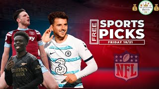 10/21, Free Sports Picks, Bets & Predictions | NFL, NBA, NASCAR & Soccer!!