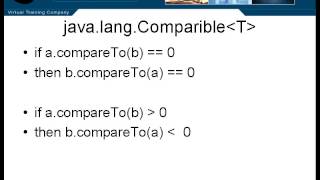 83.Java Certification-Chapter10.java.lang & java.util-Lesson12.java.lang.Comparable.