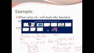 2.5b Piecewise Continuity and Intermediate Value Theorem