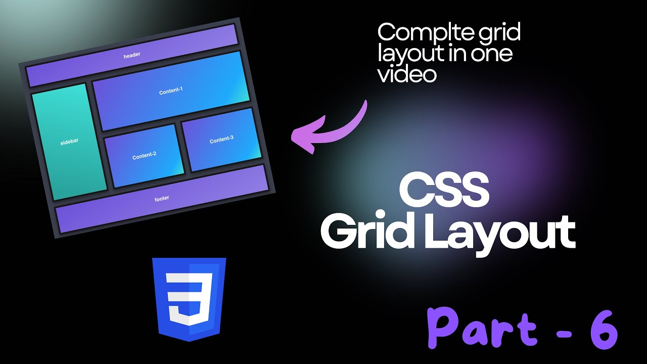 Complete Grid Layout In One Video With Notesрџ Codeрџ Youtube